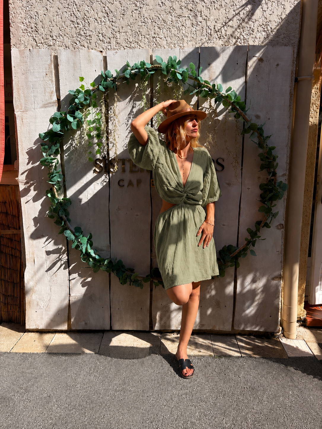 Robe Clara Vert Sauge