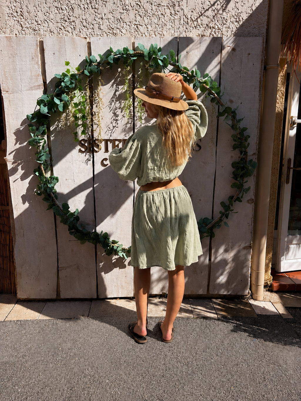 Robe Clara Vert Sauge