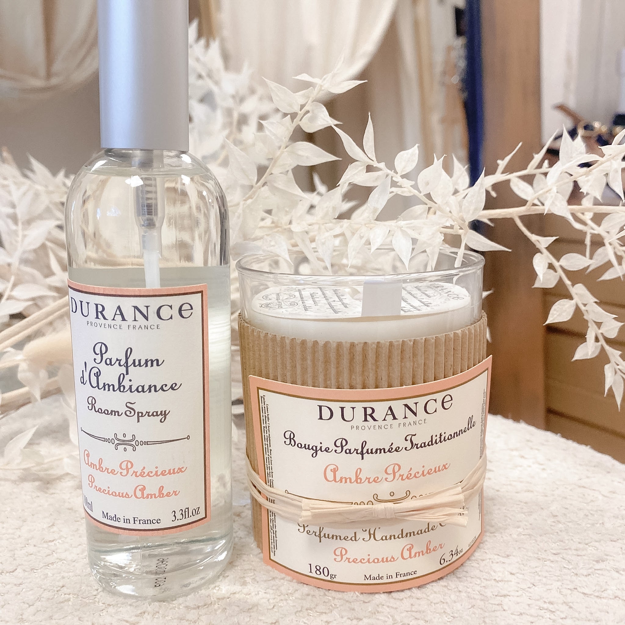 Bougie - Ambre précieux- Durance
