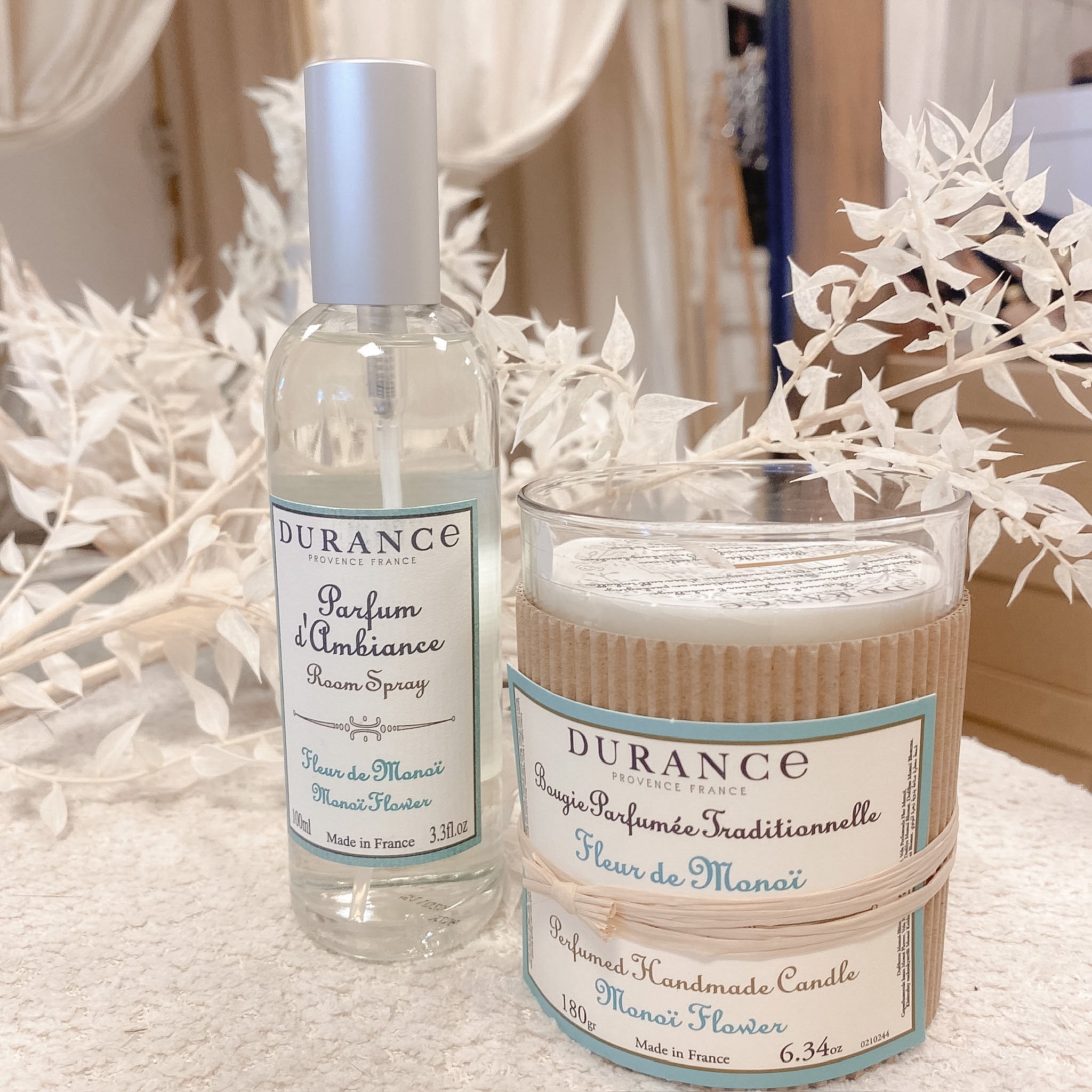 Bougie - Fleur de Monoï- Durance