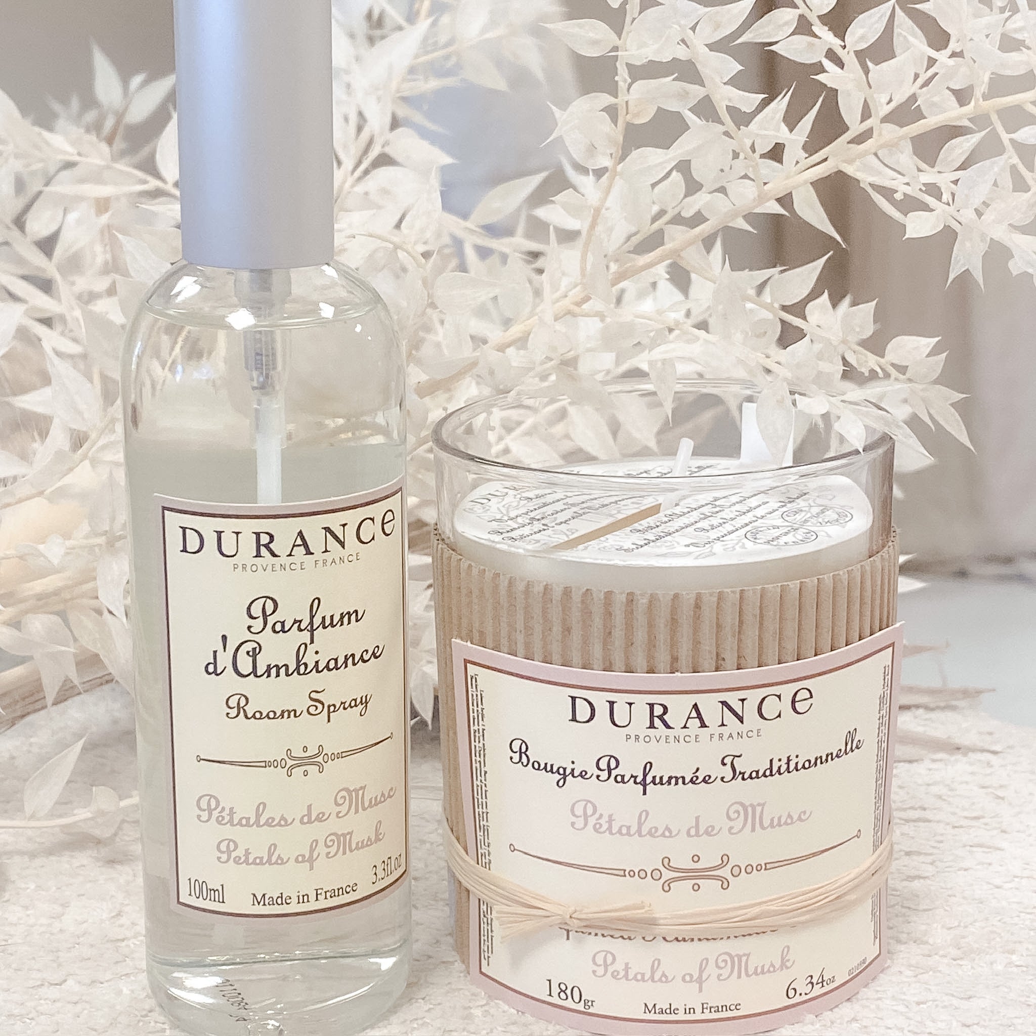 Bougie - Pétales de musc-Durance