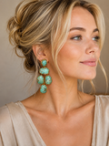Boucles d’oreilles Turquoise Élégance Bohème