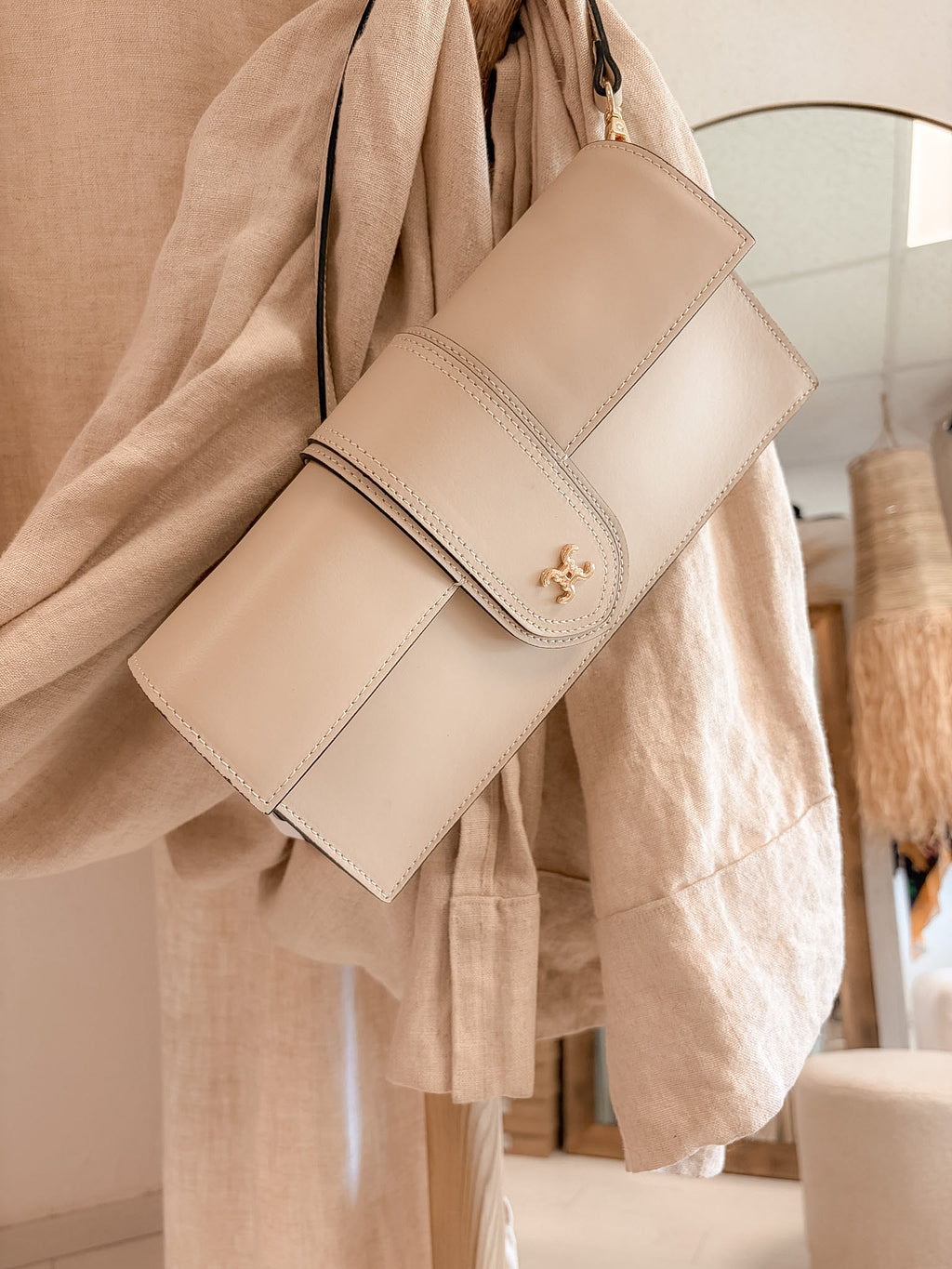 Sac Baguette Beige Inspiration