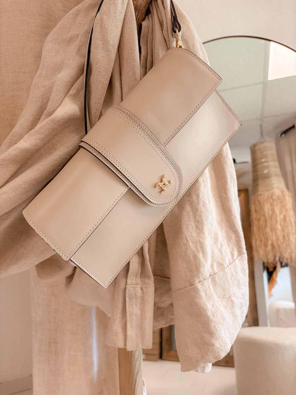 Sac Baguette Beige Inspiration