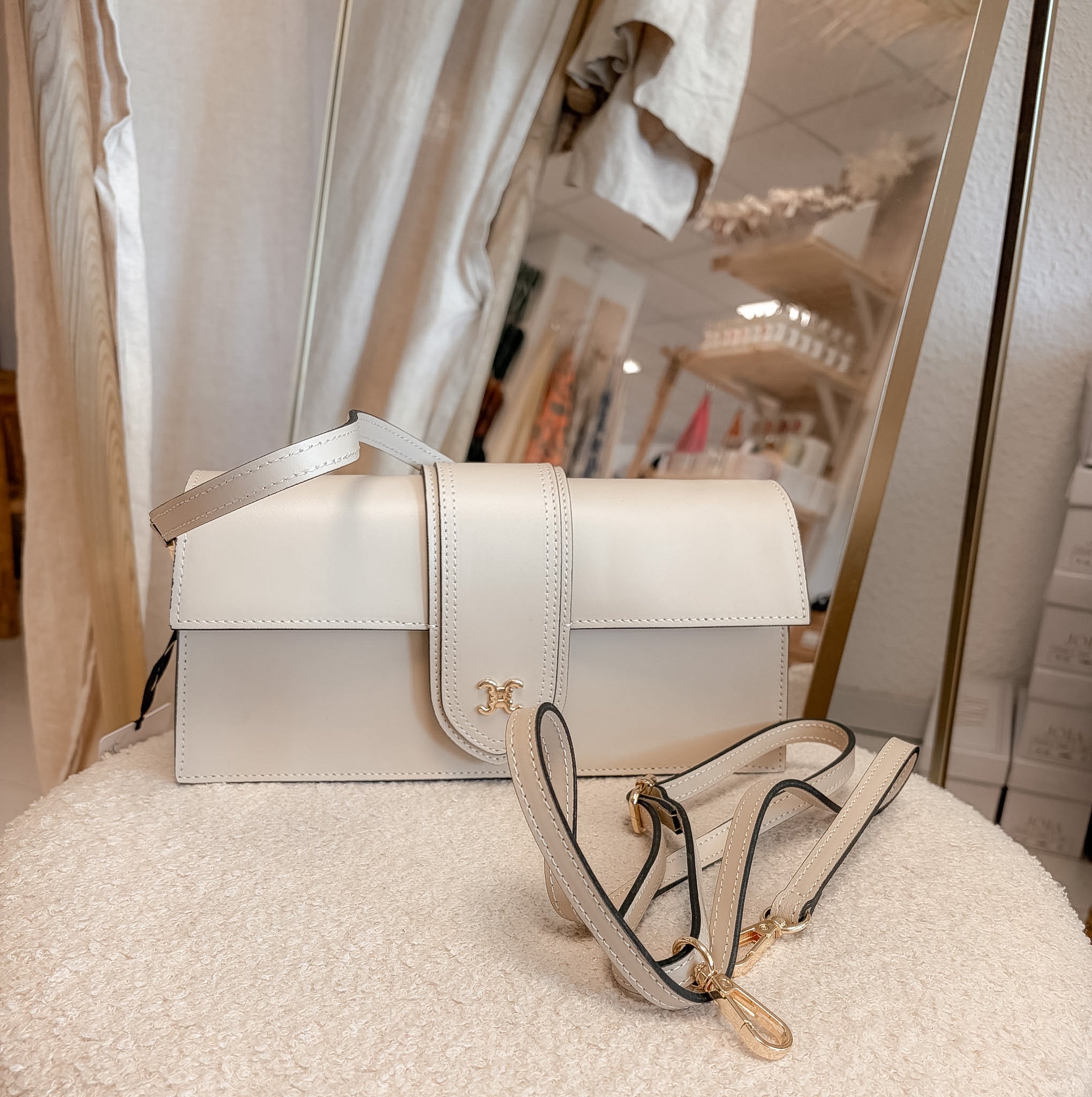 Sac Baguette Blanc Inspiration