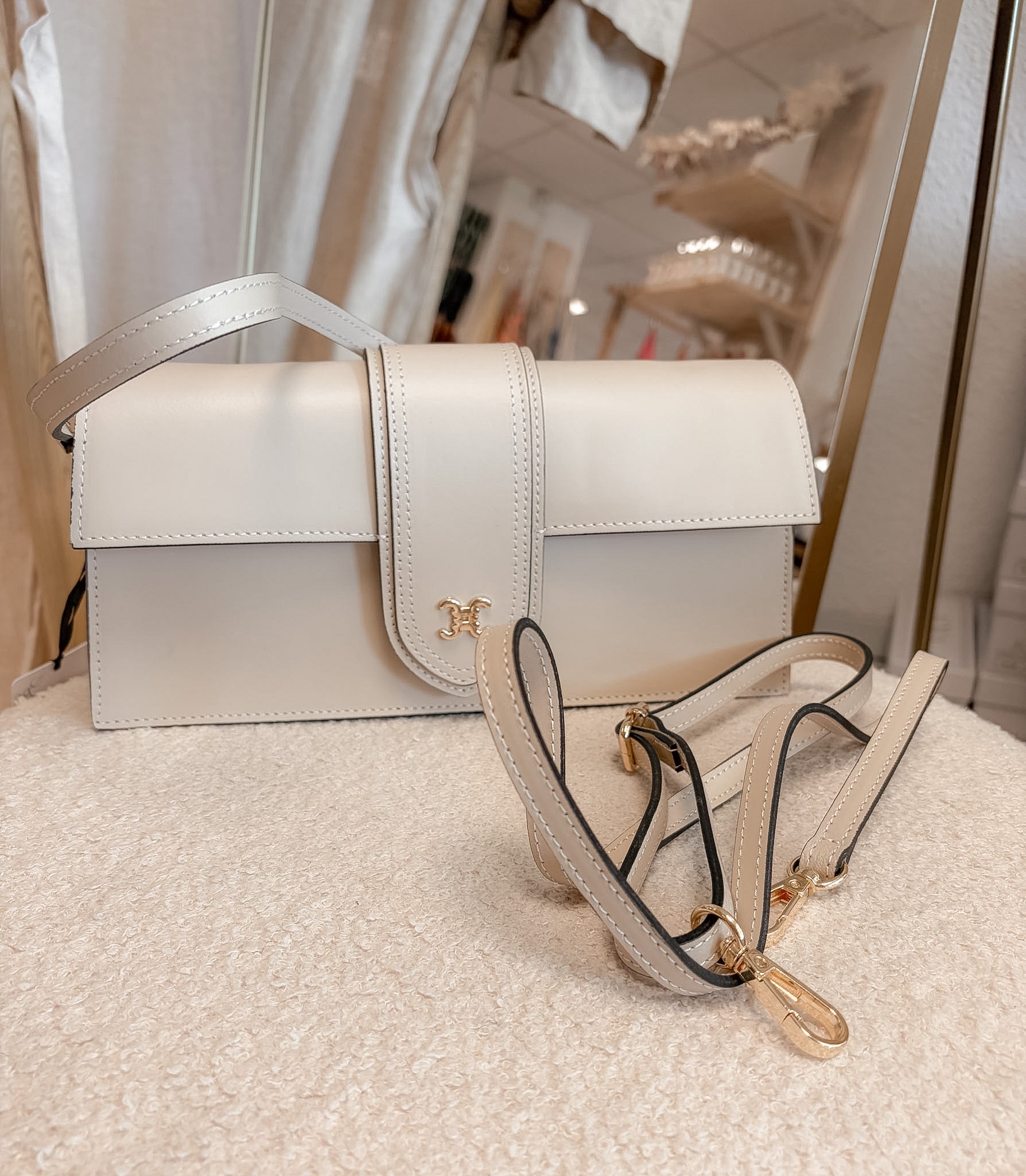 Sac Baguette Blanc Inspiration