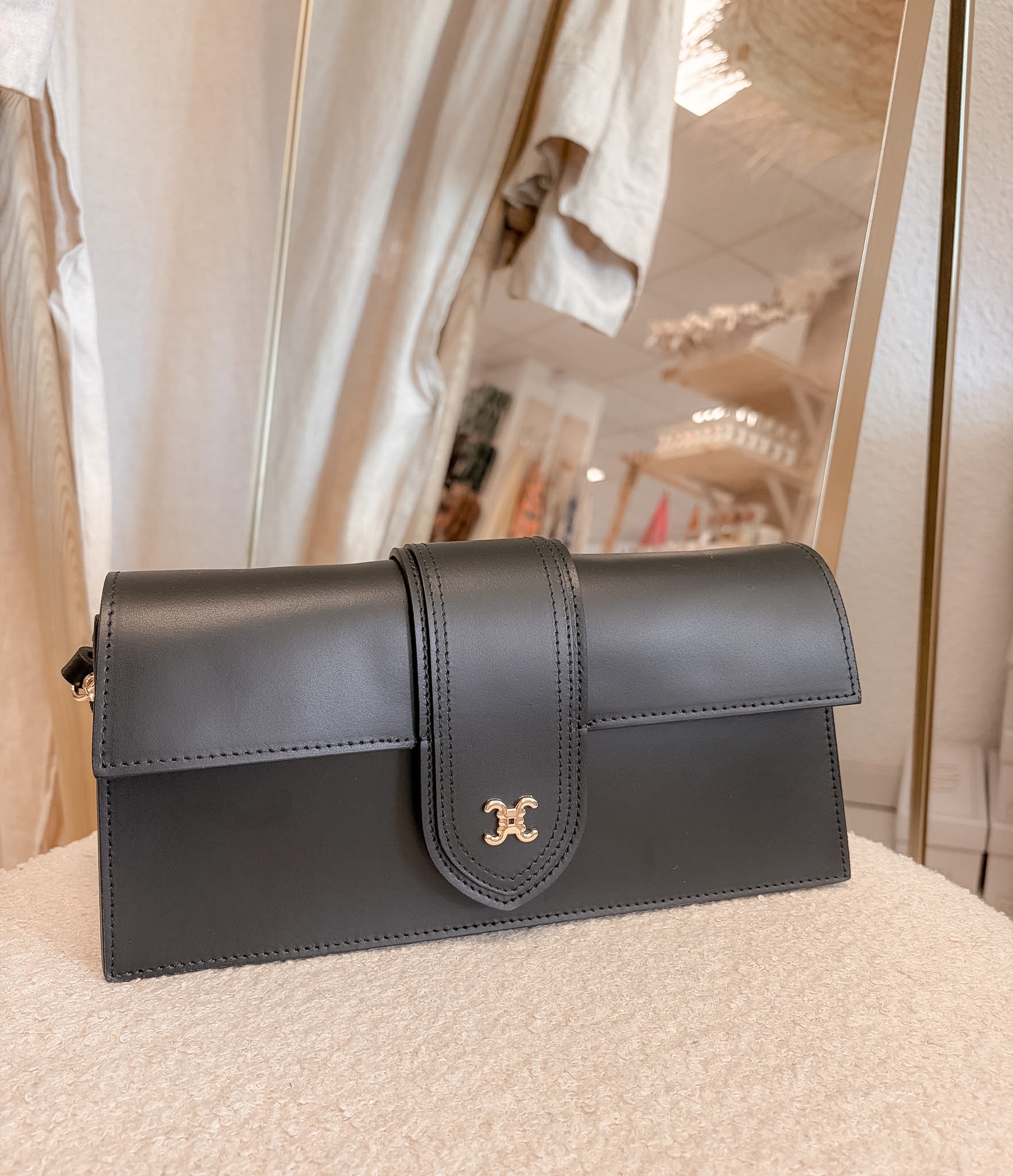 Sac Baguette Noir Inspiration