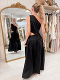 Robe asymétrique noir