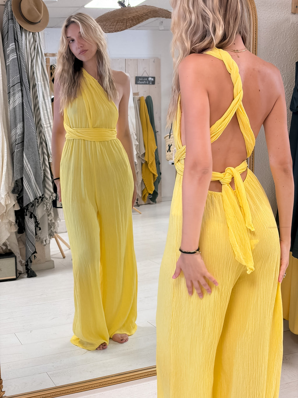 Combinaison  ROMY jaune lumineux - Multiposition
