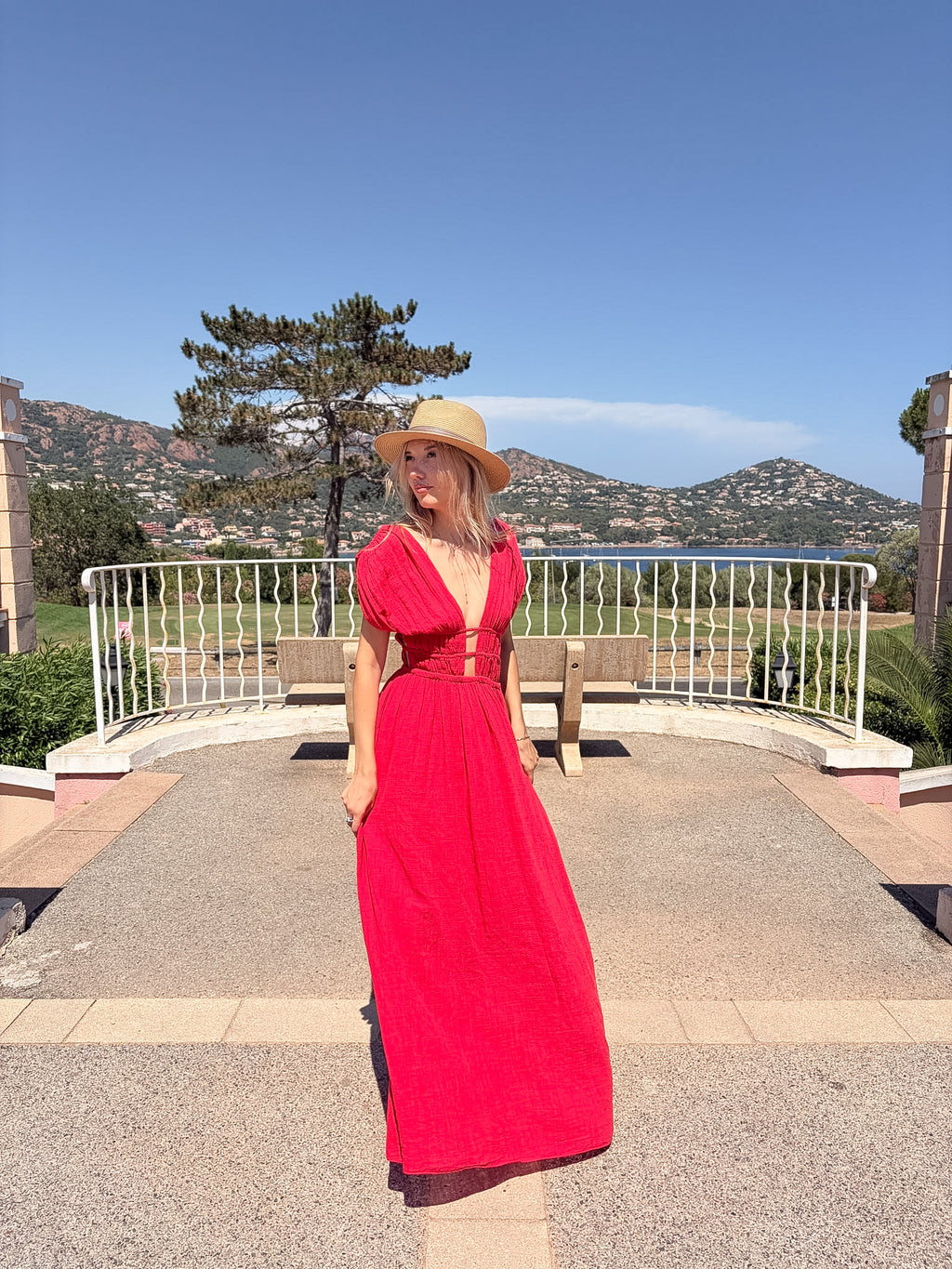 Robe Zoé rouge