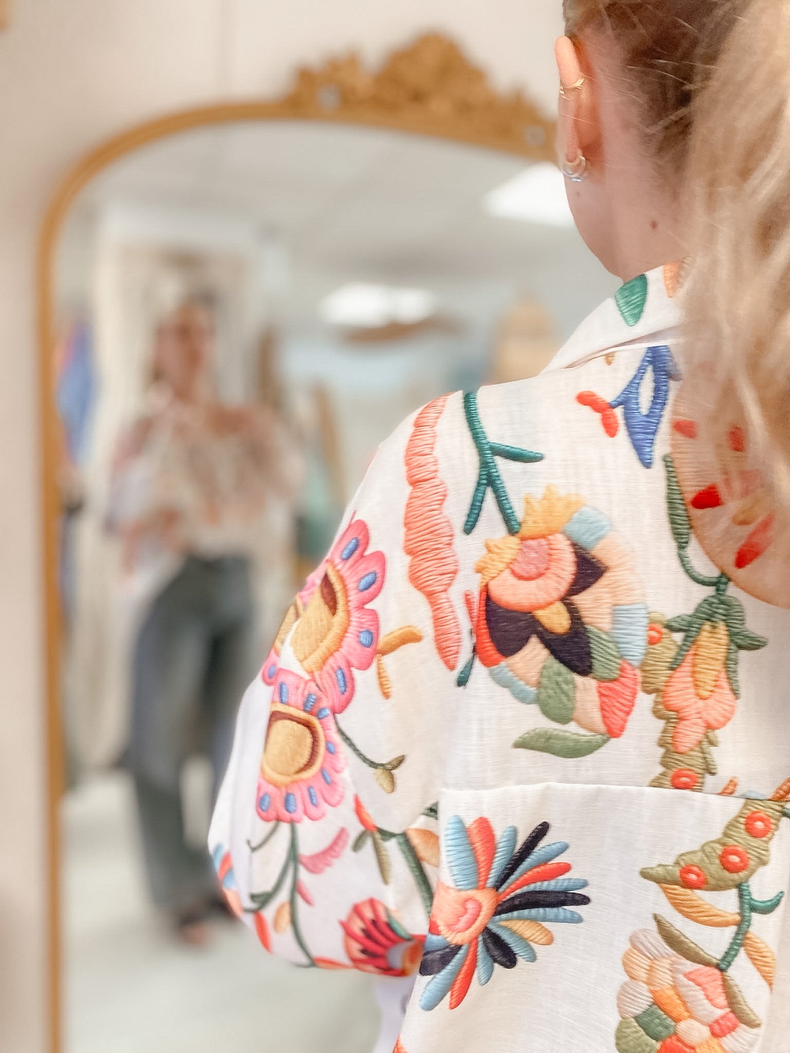Chemise Oversize brodée