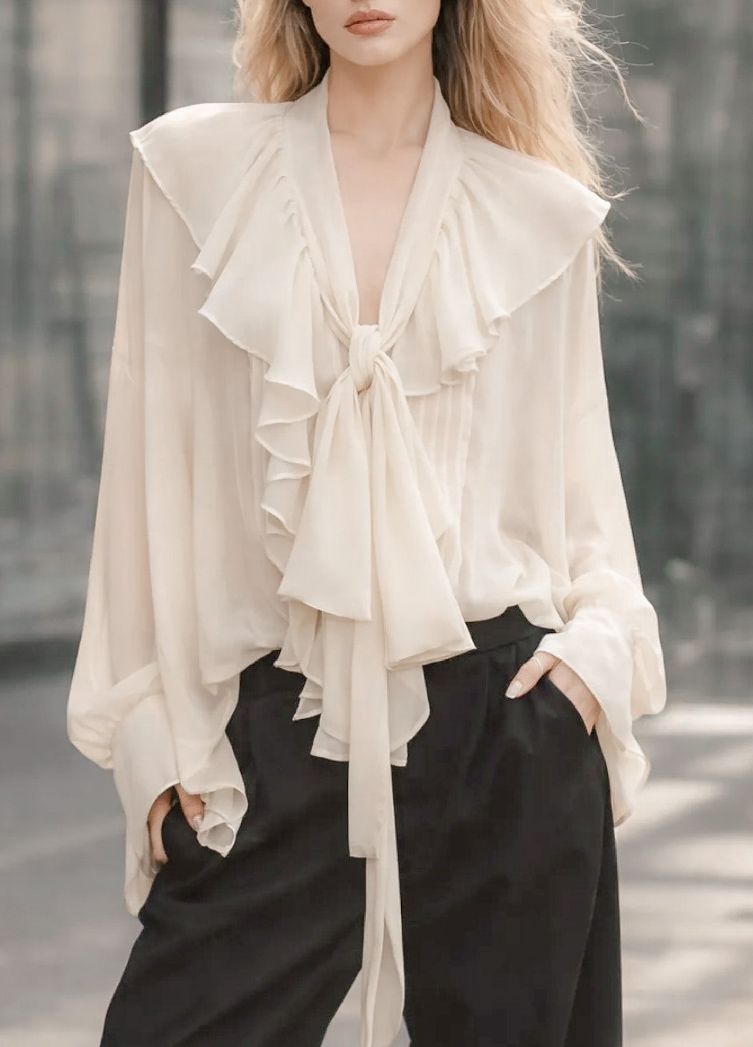 Blouse volants