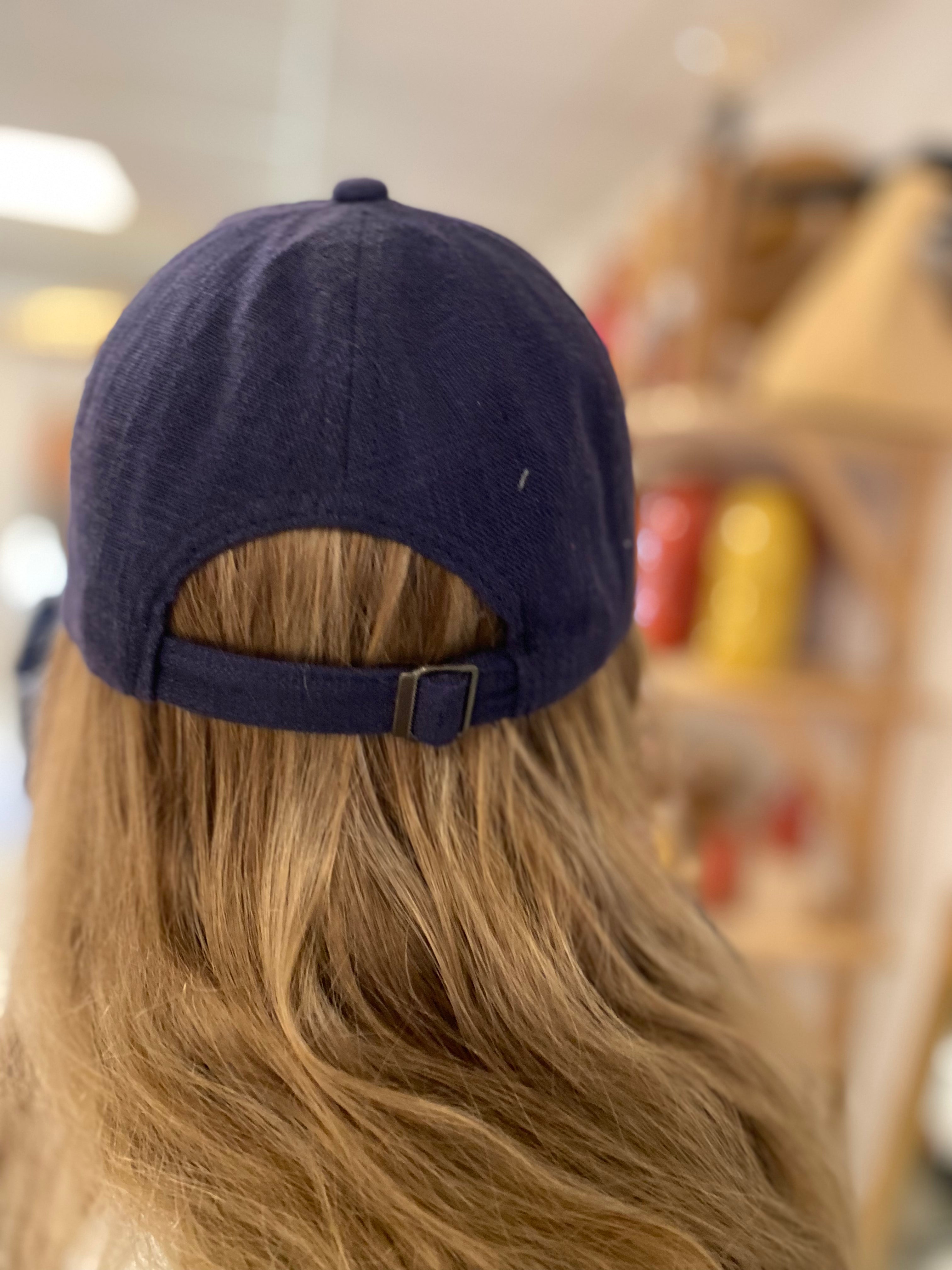 Casquette C bleu marine