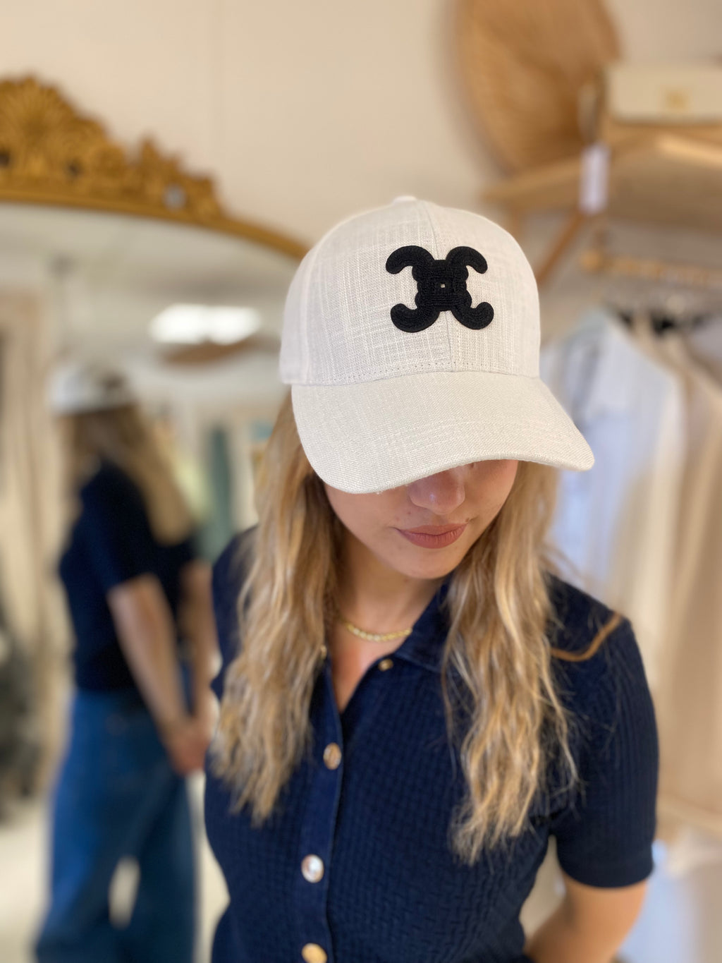 Casquette C blanche
