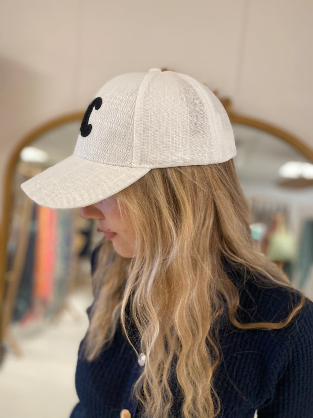 Casquette C blanche