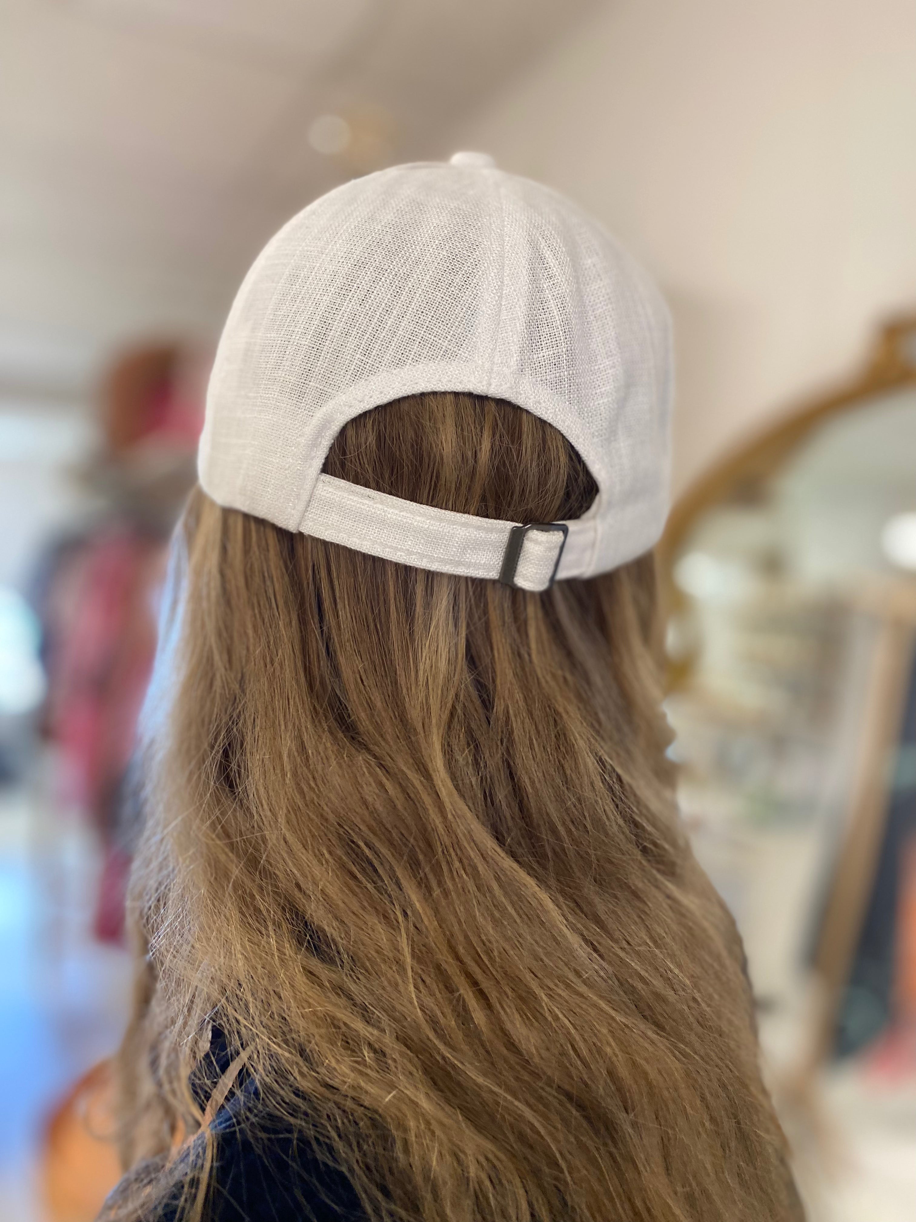 Casquette C blanche