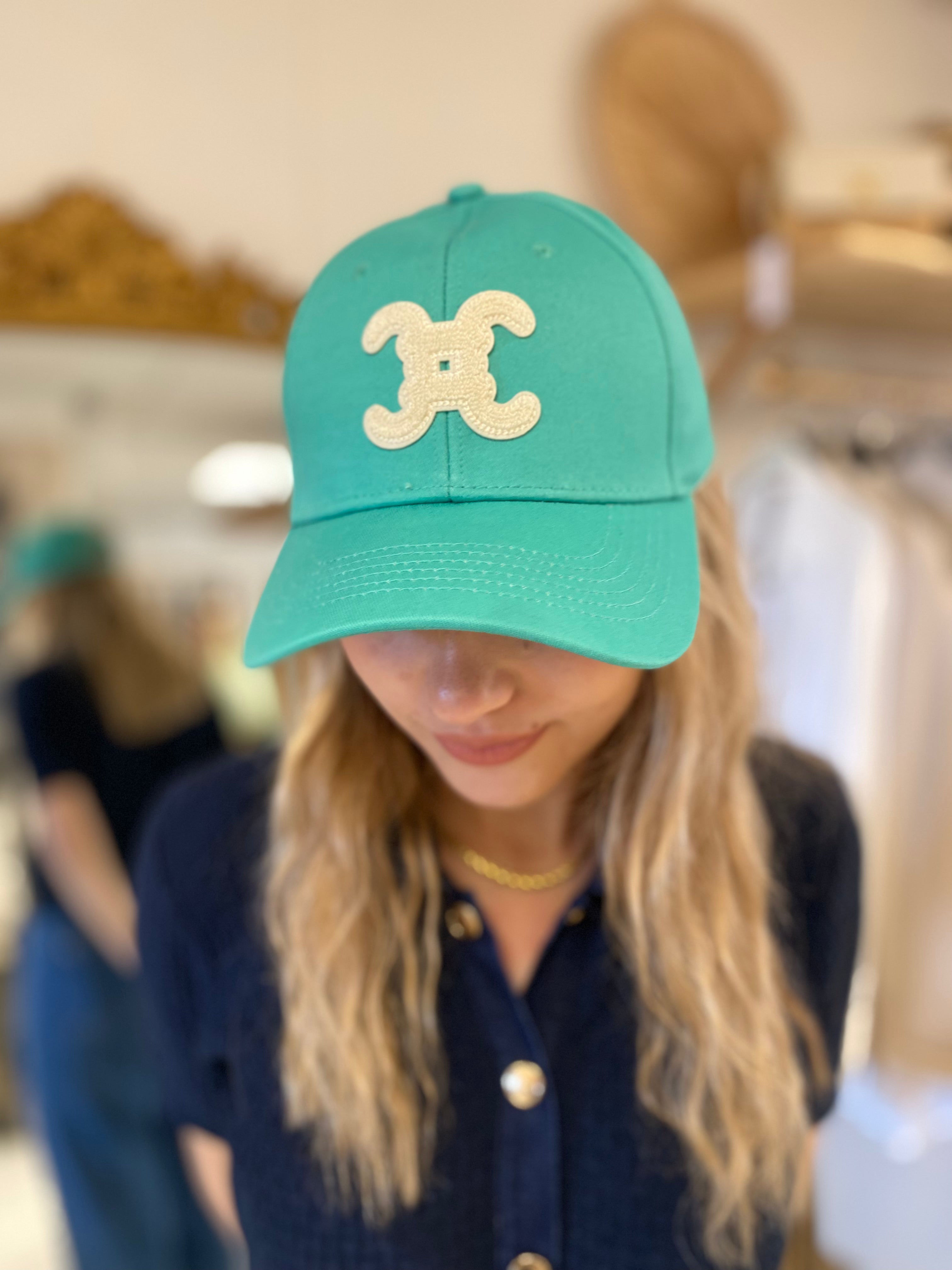 Casquette C turquoise