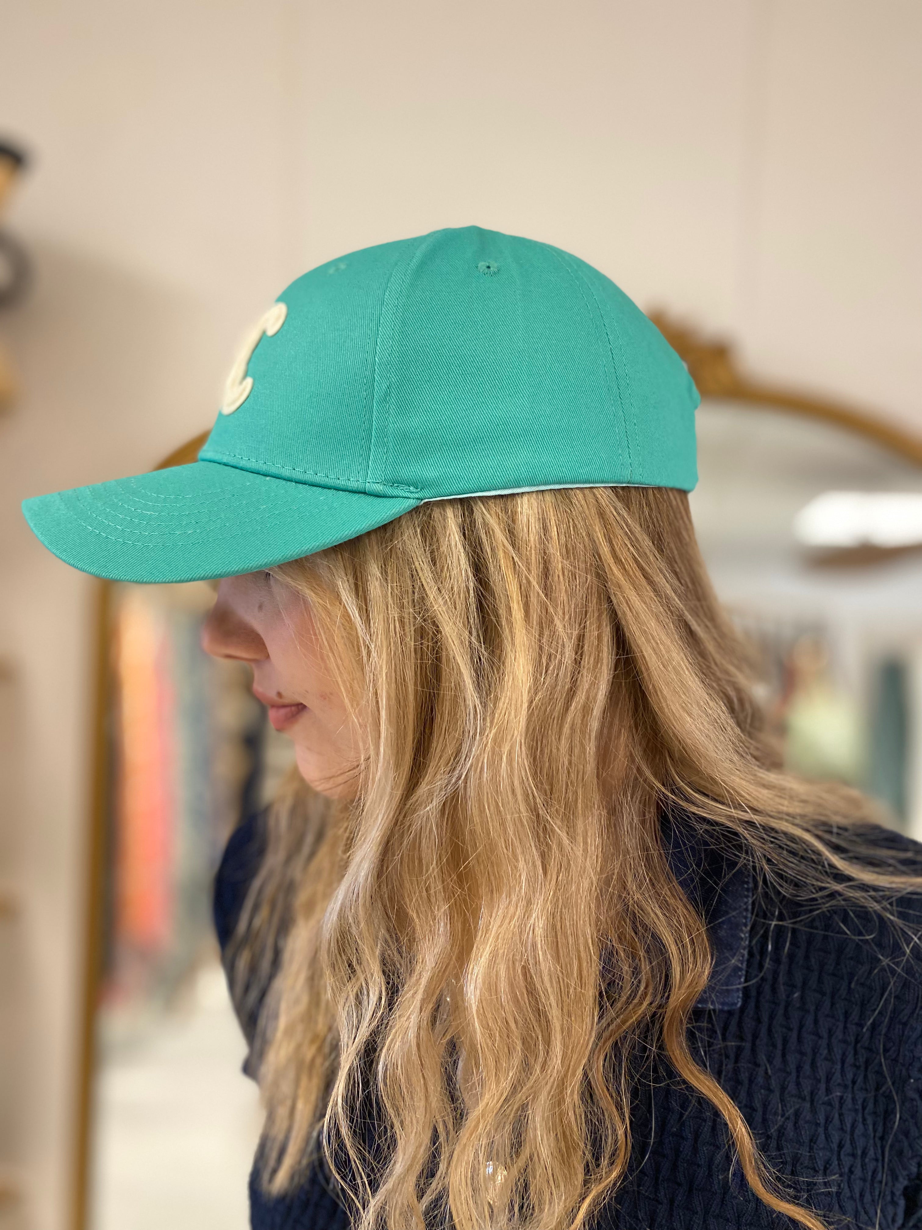 Casquette C turquoise