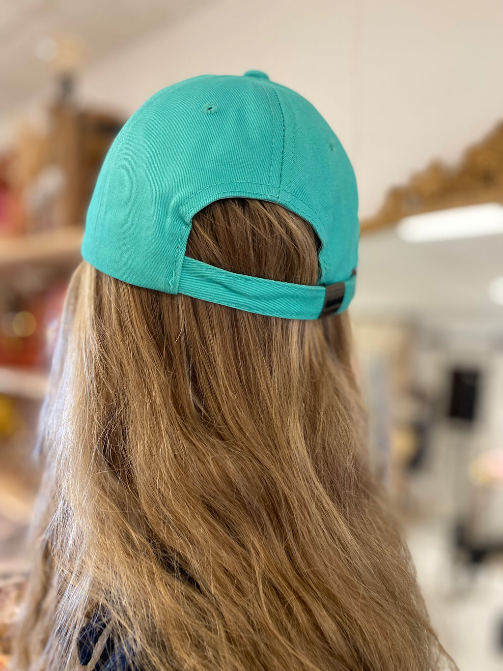 Casquette C turquoise