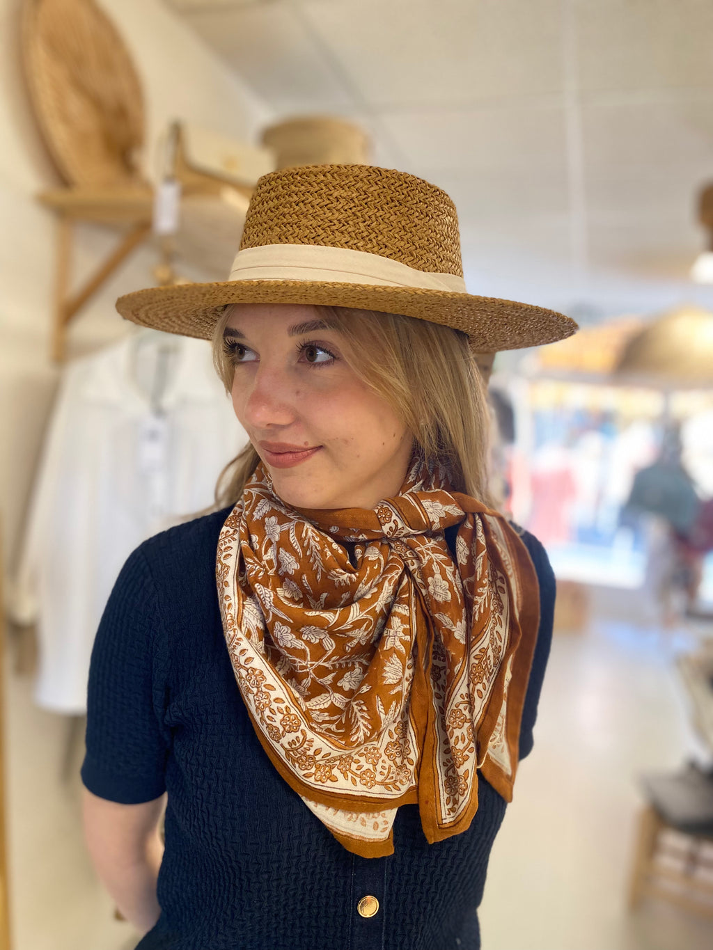 Foulard camel