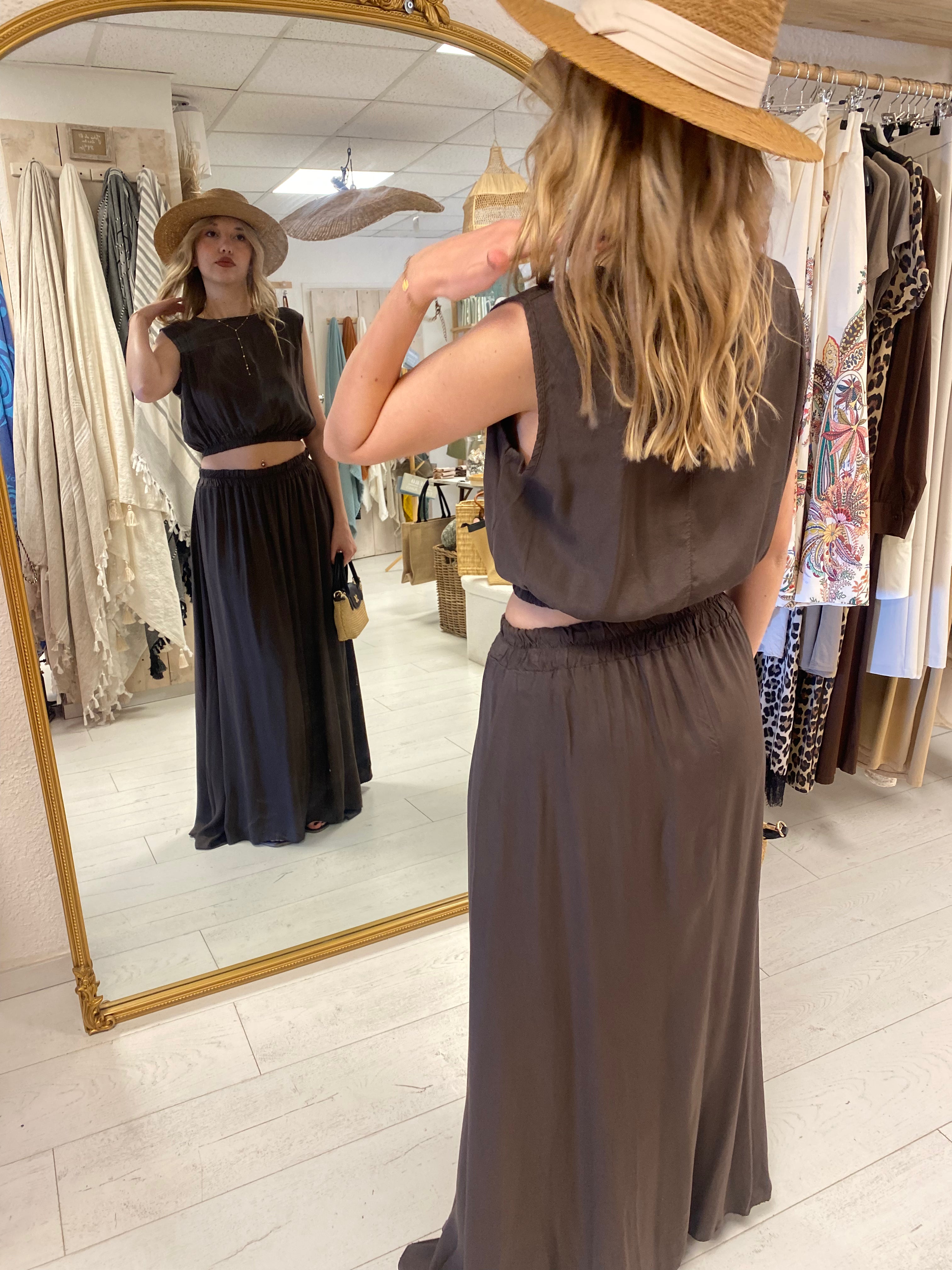 Ensemble élégance Bohème chic Chocolat