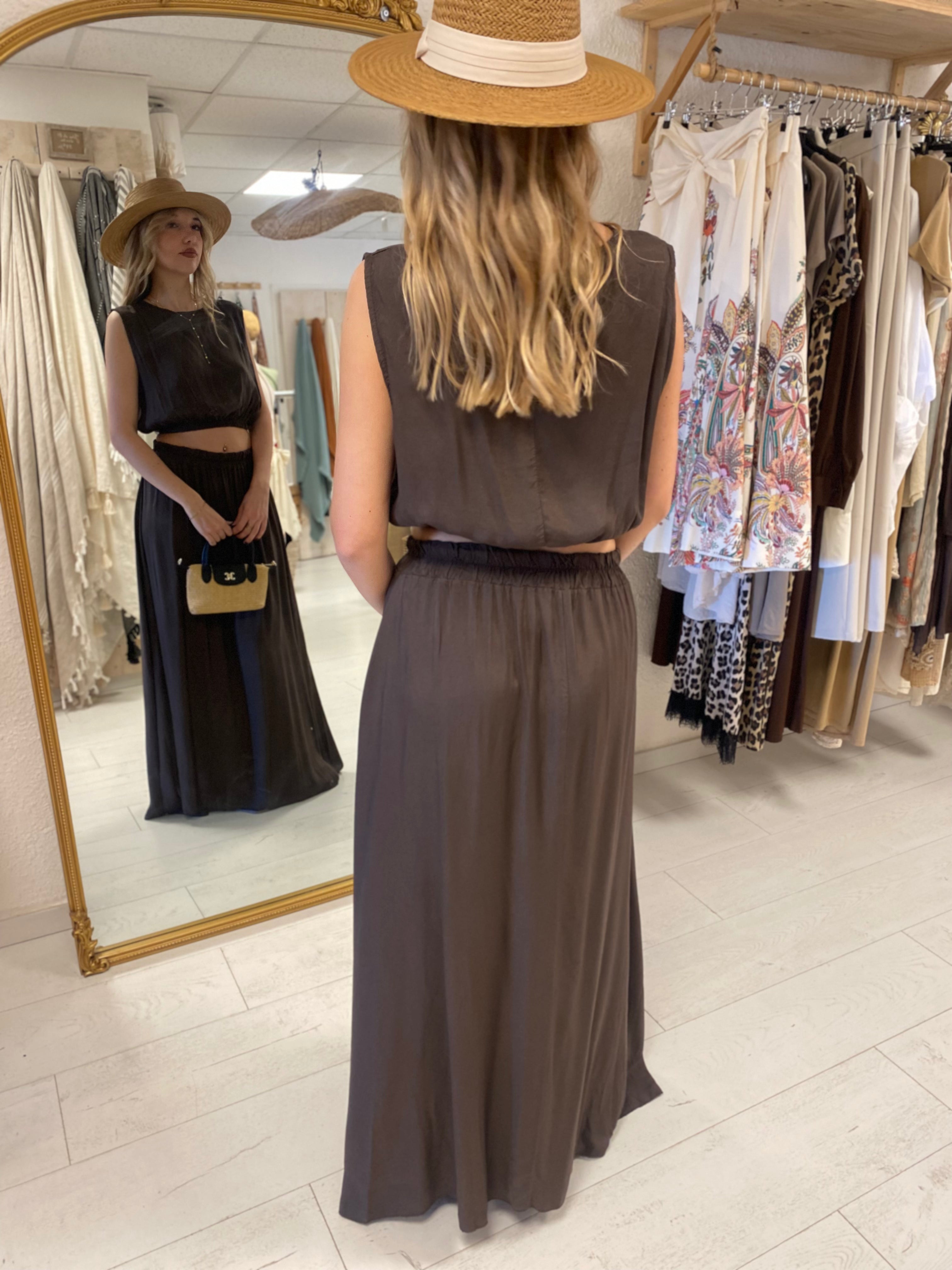 Ensemble élégance Bohème chic Chocolat