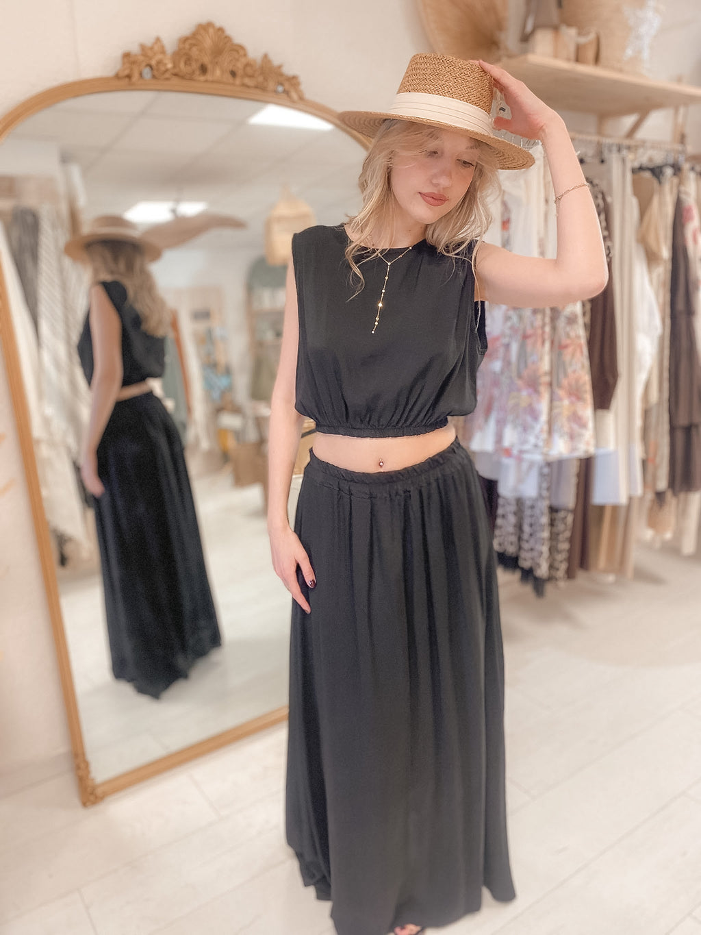 Ensemble élégance Bohème chic Chocolat