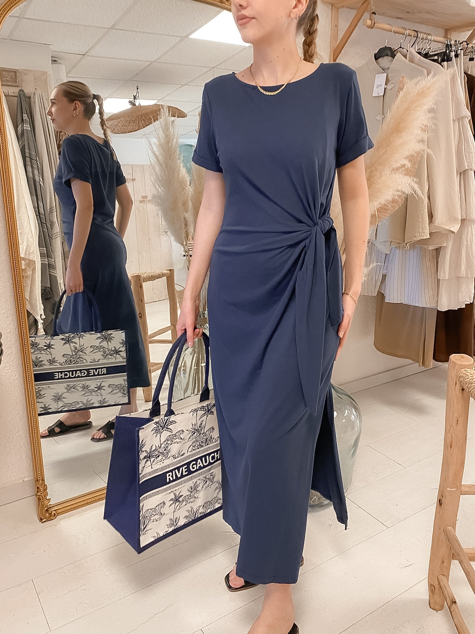 Robe Emma bleu marine