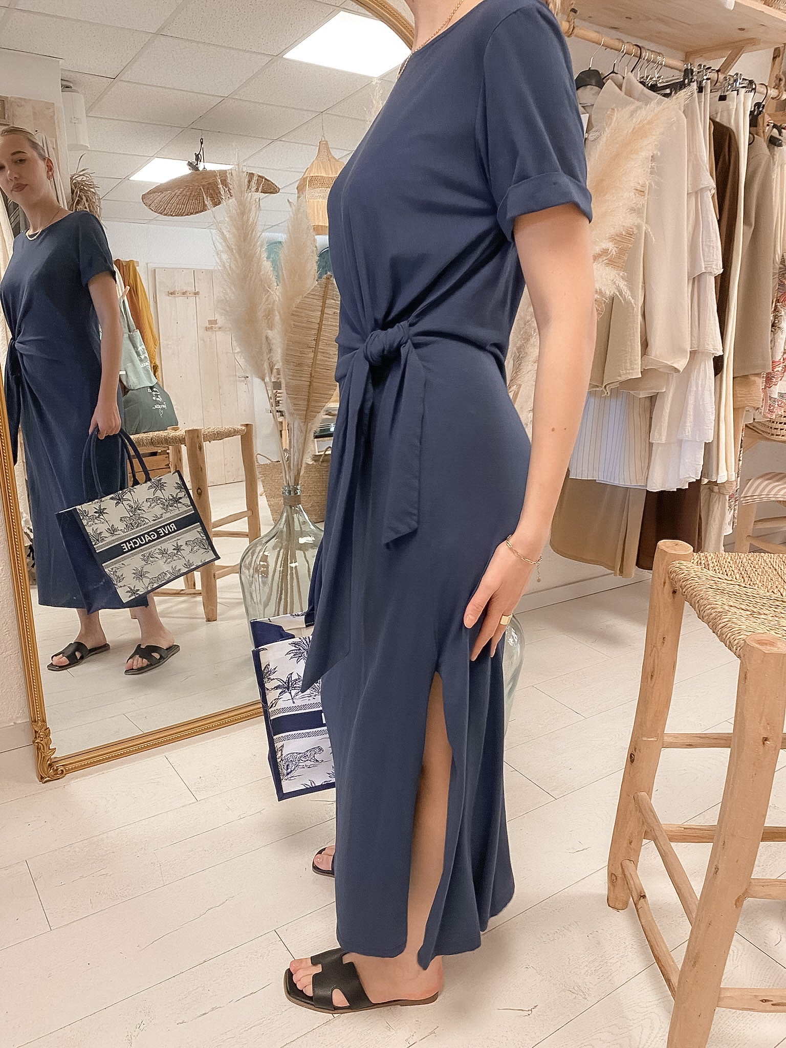 Robe Emma bleu marine