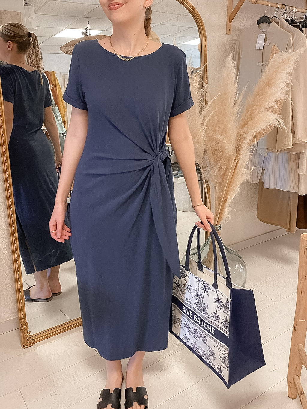 Robe Emma bleu marine