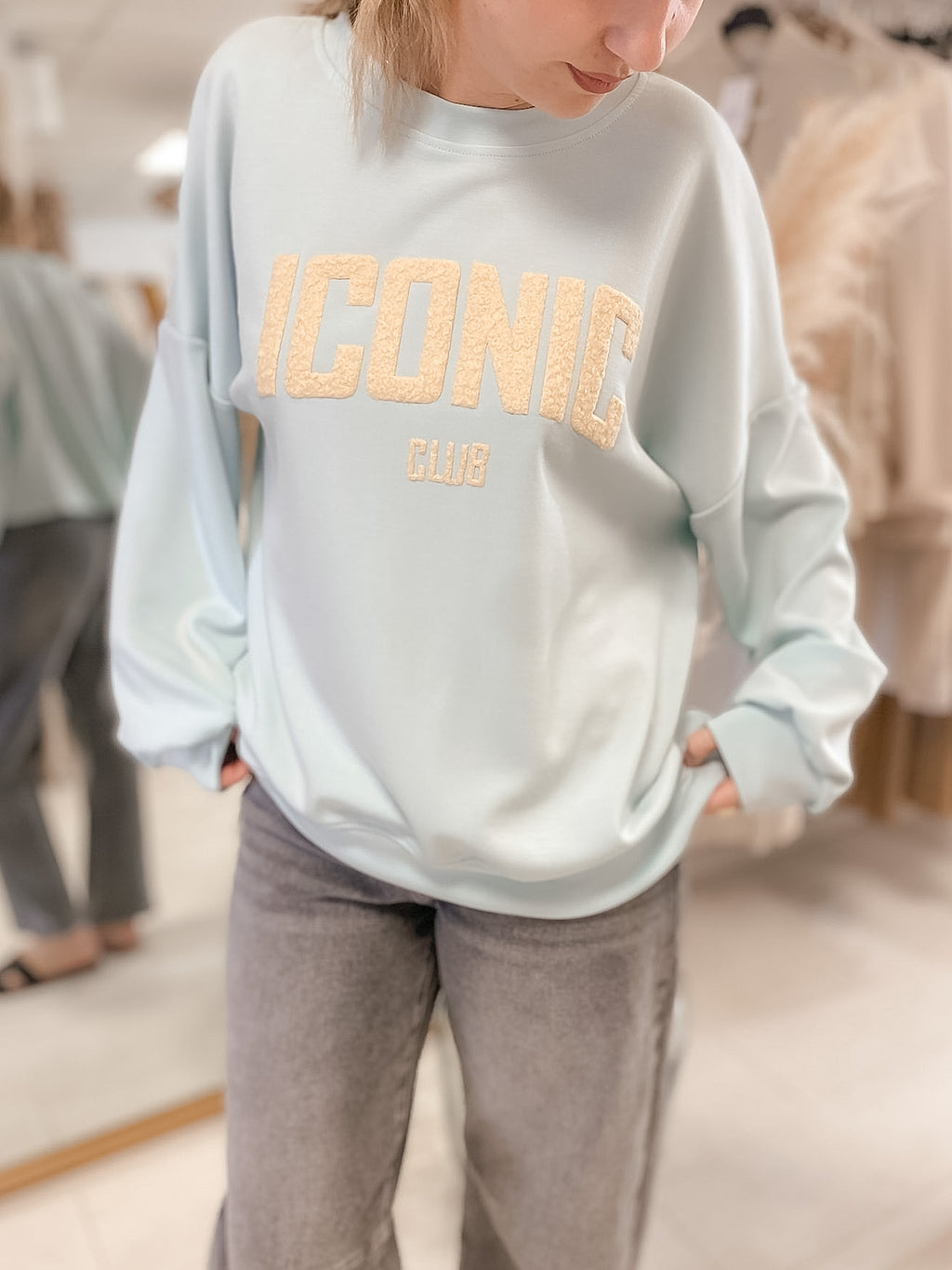 Sweat Iconic bleu