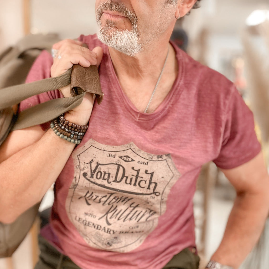 Tee shirt Van Dutch rose